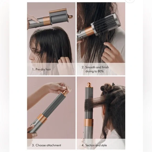 Dyson Airwrap Styler in Silver and Copper - Picture 9 of 11
